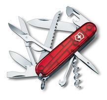 Victorinox Huntsman red transparent peilis