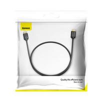 Baseus Video laidas High definition Series HDMI To HDMI 4K 60 Hz, 3D HDR, 18Gbps, 1m (CAKGQ-A01), juoda spalva