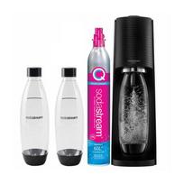 Sodastream TERRA Sparkling Water Maker - Starter rinkinys EU, juoda spalva