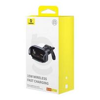 Baseus automobilinis įkroviklis LightChaser Series Inductive 15 W laikiklis for Air Vent, (BS-CM029), juoda spalva