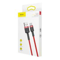 Baseus Type-C Cafule laidas 3A, 1m, + (CATKLF-B09), raudona spalva
