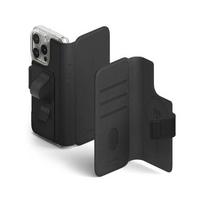 Ringke iPhone 16 Pro/16 dėklas Folio Grip Wallet magnetinis, juoda spalva