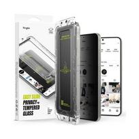Ringke Galaxy S25/S24 ekrano apsauga Premium Easy Slide Privacy grūdintas stiklas 9H su installation jig (2 vnt.), skaidri spalva
