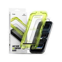 Ringke iPhone 17 Pro Max ekrano apsauga Premium Easy Slide AR grūdintas stiklas 9H su installation jig, skaidri spalva