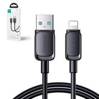 Joyroom USB - Lightning laidas Multi-Color Series A14, 480mb/s, 2.4A, 1.2m, (S-AL012A14B), juoda spalva