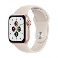 Apple Watch SE2 (2024) GPS + Cellular LTE 40 mm Starlight Alu dėklas, Starlight Sport Band S/M EU MXGJ3, Wihte spalva