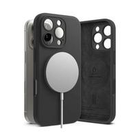 Ringke iPhone 16 Pro dėklas Silicone magnetinis, juoda spalva