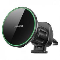 Belaidis automobilinis įkroviklis-laikiklis Joyroom (JR-ZS412) Magnetic Qi2 (MagSafe 15W) tvirtinamas ant ventiliacijos grotelių juodas