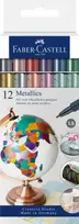 „FABER-CASTELL „Marker Metallics“ 12 vnt. kartoninė dėžutė“