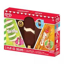 Žaidimų ledų rinkinys (Twister, Magnum, Calippo)