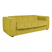 Sofa Lova STELLA with Spyruoklinis čiužinys, geltona