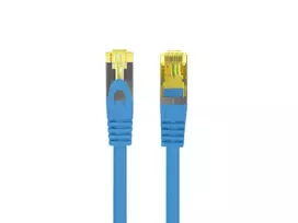 Patch cord cat.6a S/FTP LSZH CU 0.25m blue fluke
