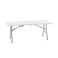 Sulankstomas lauko stalas, 152 x 70 x 74 cm, baltas