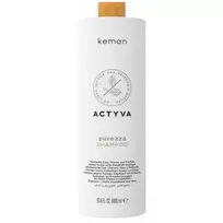 „Kemon Actyva Purezza“ šampūnas nuo pleiskanų, pildomasis butelis, 1000 ml