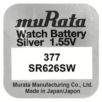 Baterija – Murata SR626SW Sidabro Oksido Laikrodžio Baterija, 1 vnt.