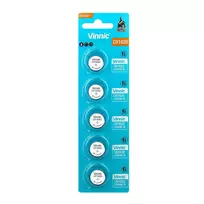 Baterija – Vinnic CR1620 3 V Ličio Mygtukinės Baterijos 16 mm, 5 vnt.