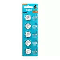 Baterija – Vinnic CR2032 3 V Ličio Mygtukinė Baterija, 20 mm Skersmens, 5 vnt.