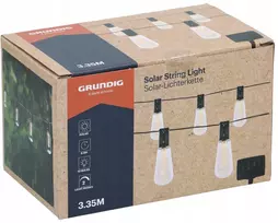 „Grundig“ eglutės lemputės – 3,35 m ilgio saulės energija maitinamos LED sodo lemputės