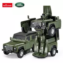 Metal Car/Robot 2in1 1:32 Land Rover Defender Green RASTAR