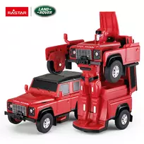 Metal Car/Robot 2in1 1:32 Land Rover Defender Red RASTAR
