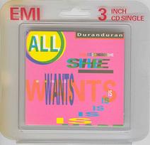 CD Duran duran* – All She Wants Is (naudota)