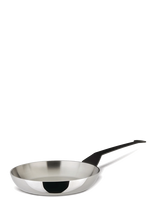 Alessi - Frying Pan In Multi-Layer Material (Aisi 430, Aluminum, 18/10 Stainless Steel) Induction - Keptuvė - Sidabro