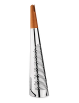 Alessi - Giant Grater For Cheese And Nutmeg In Steel And Wood - Tarka - Sidabro