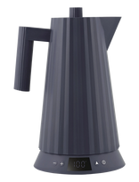 Alessi - Electric Kettle With Temperature Control, In Thermoplastic, Blue European Plug 1850–2200W - Virdulys - Mėlyna