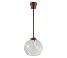 BRILAGI - LED pakabinamas šviestuvas ant laido RETRO GLASS 1xE27/60W/230V skersmuo 25 cm ruda/skaidri