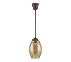 Brilagi - LED pakabinamas šviestuvas ant laido R GLASS 1xE27/60W/230V skersmuo 17 cm ruda/dūminė smėlio spalva