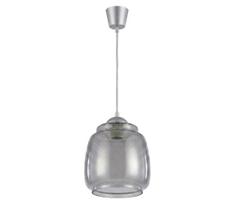 BRILAGI - LED pakabinama liustra R GLASS 1xE27/60W/230V skersmuo 26 cm sidabrinė/dūminė pilka