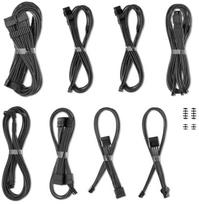 Laidas Cablemod C-Series Pro ModMesh Cable Kit Carbon, 0.65 m, juoda sp.