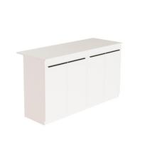 Baro stalas Kalune Design OR1-W, balta sp., 160 cm x 60 cm x 90 cm