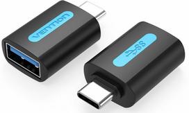 Adapteris Vention CDUB0 USB Type-C Male (vyriška), USB Type A Female (moteriška), juoda sp.