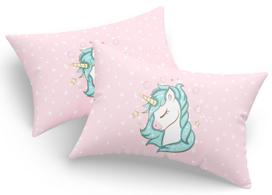 Pagalvės užvalkalas Mijolnir Unicorn Dreams, rožinė sp., 50 cm x 70 cm, 2 vnt.