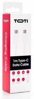Laidas Toti, USB Type C, 100 cm, balta sp.