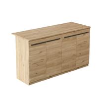 Baro stalas Kalune Design OR1-S, ąžuolo sp., 160 cm x 60 cm x 90 cm