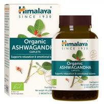 HIMALAYA maisto papildas ORGANIC ASHWAGANDHA, 60 kaps.