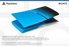 PS5 Slim konsolės korpusas (Rhythm Blue)
