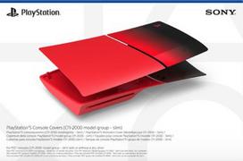 PS5 Slim konsolės korpusas (Techno Red)