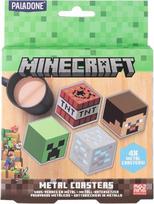 4 metalinių padėkliukų rinkinys  - Minecraft Metal Coasters