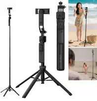 „Ulanzi“ trikojis 163 cm „Selfie Stick“ su automatinio sekimo funkcija + nuotolinio valdymo pultas telefonui / Ulanzi / Tt23