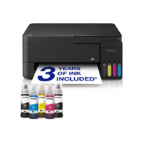 Epson EcoTank L3351 daugiafunkcis A4 spausdintuvas su „Wi-Fi“, „AirPrint“ ir rašalo talpykla, kurioje rašalo yra tiek, kad pakaks iki 3 metų