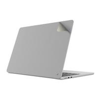 JCPal MacGuard 2-in-1 Protective Film Set for MacBook Air 13" (M2-M5) - Silver