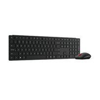 Lenovo Multi-Mode Pro Combo Keyboard and Mouse 6000-US Euro | Keyboard and Mouse Set | Wireless | Mouse included | Bluetooth | US Euro | Eclipse Black