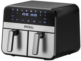 Bealiejė karšto oro gruzdintuvė Air Fryer 9 l 2500W su dviem kameromis + LCD KD4180