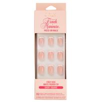 ORLY Press-On Nails First Kiss White French Tips 32pcs