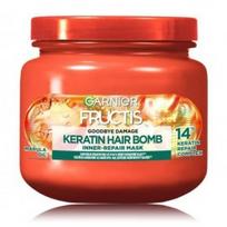 Garnier Fructis Goodbye Damage Keratin Hair Bomb Inner-Repair atkurianti kaukė pažeistiems plaukams - 320 ml.