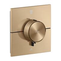 Dušo maišytuvas AXOR ShowerSelect ID su termostatu, įmontuojamas, matinio bronzos tonas 36752140