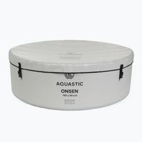 Pripučiamas baseinas AQUASTIC ONSEN drop stitch 700 l 150 cm pilkas